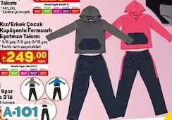 KIZ/ERKEK ÇOCUK KAPÜŞONLU EŞOFMAN TAKIMI KIZ/ERKEK ÇOCUK KAPÜŞONLU EŞOFMAN TAKIMI